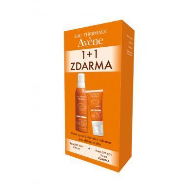 1   1 Avene ZDARMA - sprej SPF 50 200 ml   Krém SPF 50 50 ml ZDARMA