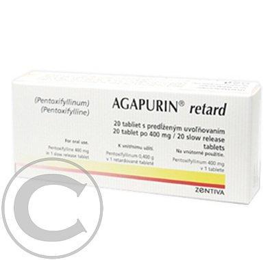 AGAPURIN SR 400  20X400 MG Tabl. s prodl. uvol.