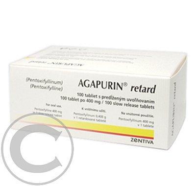 AGAPURIN SR 600  100X600MG Tabl. s prodl. uvol.