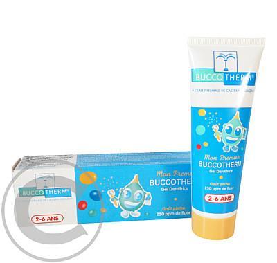 Buccotherm zubní gel děti 2-6let broskev 50ml NOVINKA