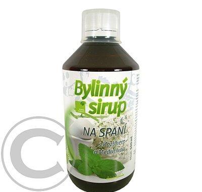 Bylinný Sirup na spaní s Kozlíkem a Meduňkou 500ml