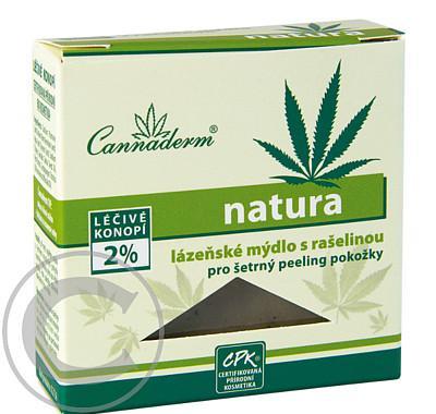 Cannaderm Natura lázeňské mýdlo s rašelinou 80g