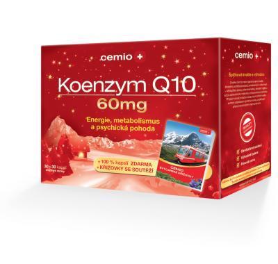 Cemio Koenzym Q10 60mg s biotinem 30 30 kapslí   dárek