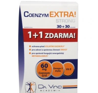 Coenzym EXTRA! Strong 60mg DaVinci tob.30 30ZDARMA