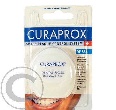 Curaprox DF 834 dentální nit Floss medium 50m mátová