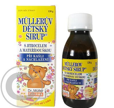 DR.MULLER dětský sirup s jitrocelem,mateřídouškou 130g