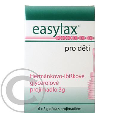 EASYLAX - dětské projímadlo Chamomile ampule 6 x 3 g