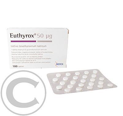 EUTHYROX 50  100X50RG Tablety