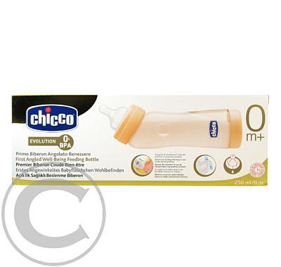 Chicco zahnutá lahev PES 250ml silik.d.60039.01