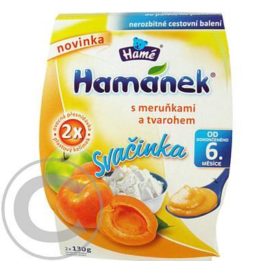 Hamánek Svačinka s meruňkami a tvarohem 2x130g