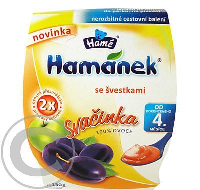 Hamánek Svačinka se švestkami 100% ovoce 2x130g