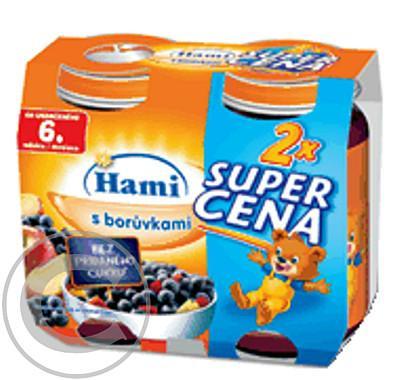 HAMI ovocný příkrm borůvka 2x200g AKCE 552414