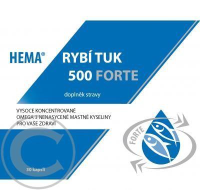 HEMA Rybí tuk 500 Forte cps.30