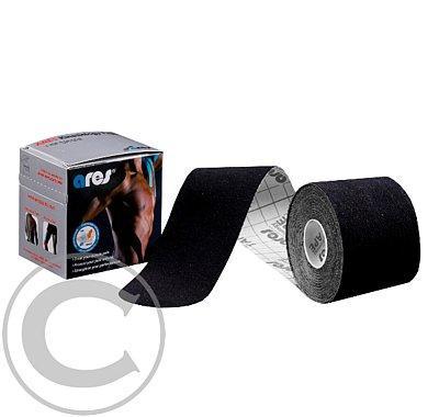 Kinezio tejp ARES kinesio tape 5cm x 5m černá