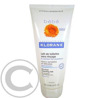 KLORANE BEBE Toaletní mléko bez oplachování 200 ml