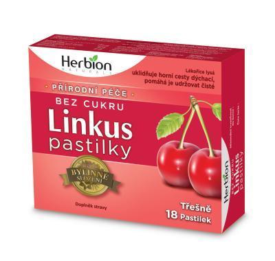 Linkus Třešně bez cukru 18 pastilek