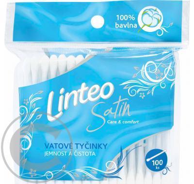 LINTEO Vatové tyčinky satin 100 kusů