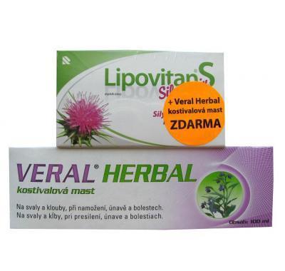 Lipovitan S 90 tablet  Veral Herbal mast 100ml ZDARMA