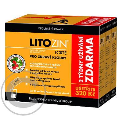 LITOZIN Forte s vitaminem C 3x20 sáčků AKČNÍ BAL.