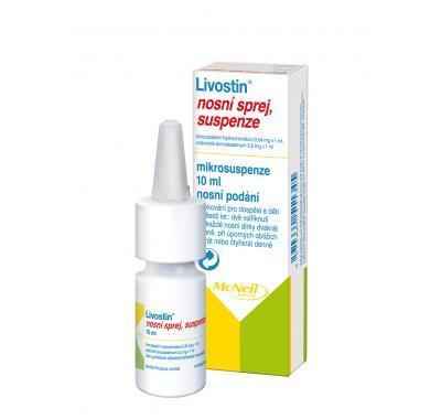 LIVOSTIN  1X10ML/5MG Suspenze ve spreji