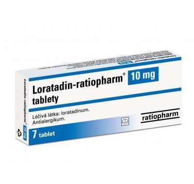 LORATADIN-RATIOPHARM 10 MG  7X10MG Tablety