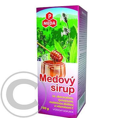 Medový sirup jitrocel   tymián   mateřídouška   vitamín C 100 g