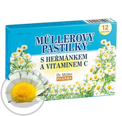 Müllerovy pastilky s heřmánkem 12ks