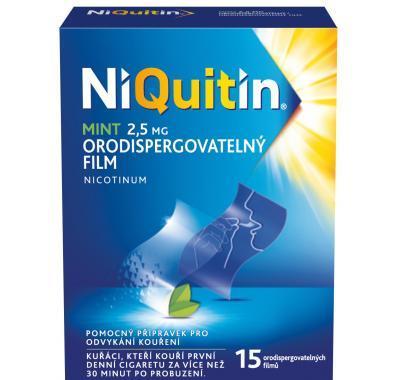 NIQUITIN MINT ORODISPERGOVATELNÝ FILM ORM FLM 15X2.5 MG Disperze : VÝPRODEJ