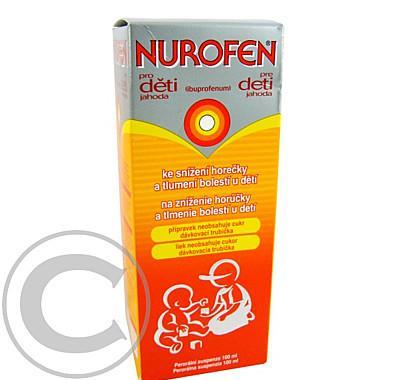 NUROFEN PRO DĚTI JAHODA  2000MG/100ML TRUB Suspenze