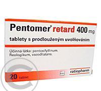 PENTOMER RETARD 400 MG  20X400MG Tabl. s prodl. uvol.