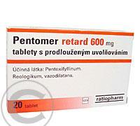 PENTOMER RETARD 600 MG  20X600MG Tabl. s prodl. uvol.