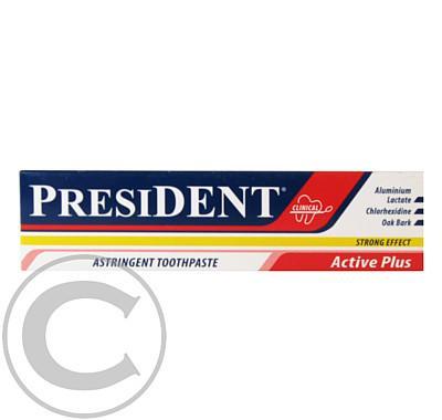 PresiDENT Gel Active Plus zuby a dásně Strong 30ml