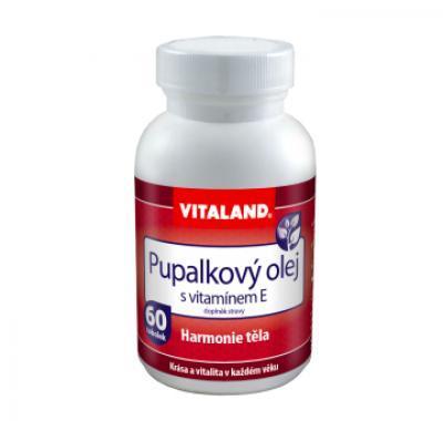 VITALAND Pupalkový olej s vitaminem E 60 tobolek