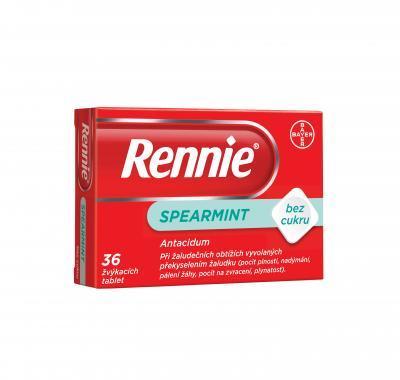 RENNIE SPEARMINT BEZ CUKRU  36 Žvýkací tablety