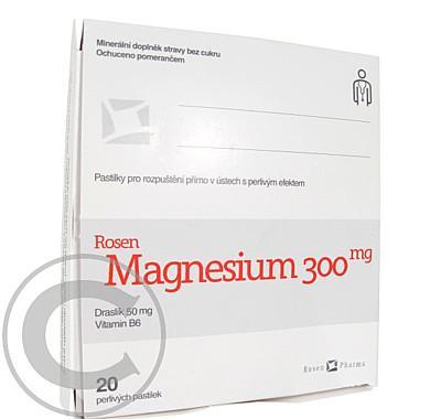 Rosen Magnesium 300mg perlivé pastilky 20ks