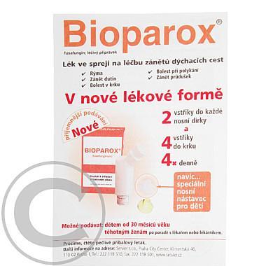 Servier - prospekt k produktu Bioparox, formát 150 x 105 mm