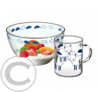 SIMAX Set pro děti - ovečka (hrneček/miska) 250/750 ml