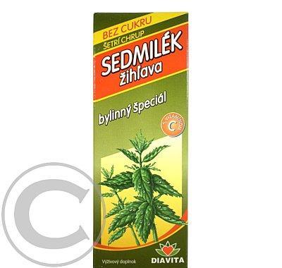 Sirup bylinkový Sedmilék-Kopřiva bez cukru 108g