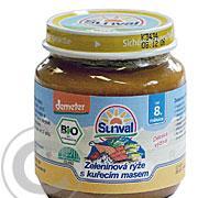 Sunval BIO Zeleninová rýže s kuřecím masem 125g dět.v.