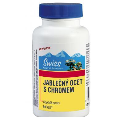 Swiss Jablečný ocet s chromem 90 tablet