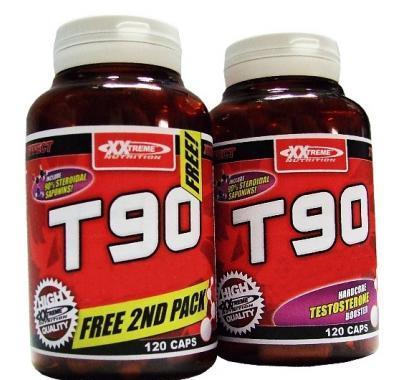 T90 - Xxtreme Testosterone Booster 120 kapslí   120 kapslí ZDARMA