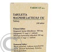 TABULETTA MAGNESII LACTICI 0,5 CSC TBL 100X500MG