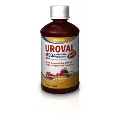 Uroval mega Brusinka sirup forte 500ml